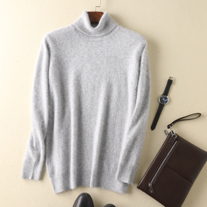 Loose and thick plus size warm wool  sweater