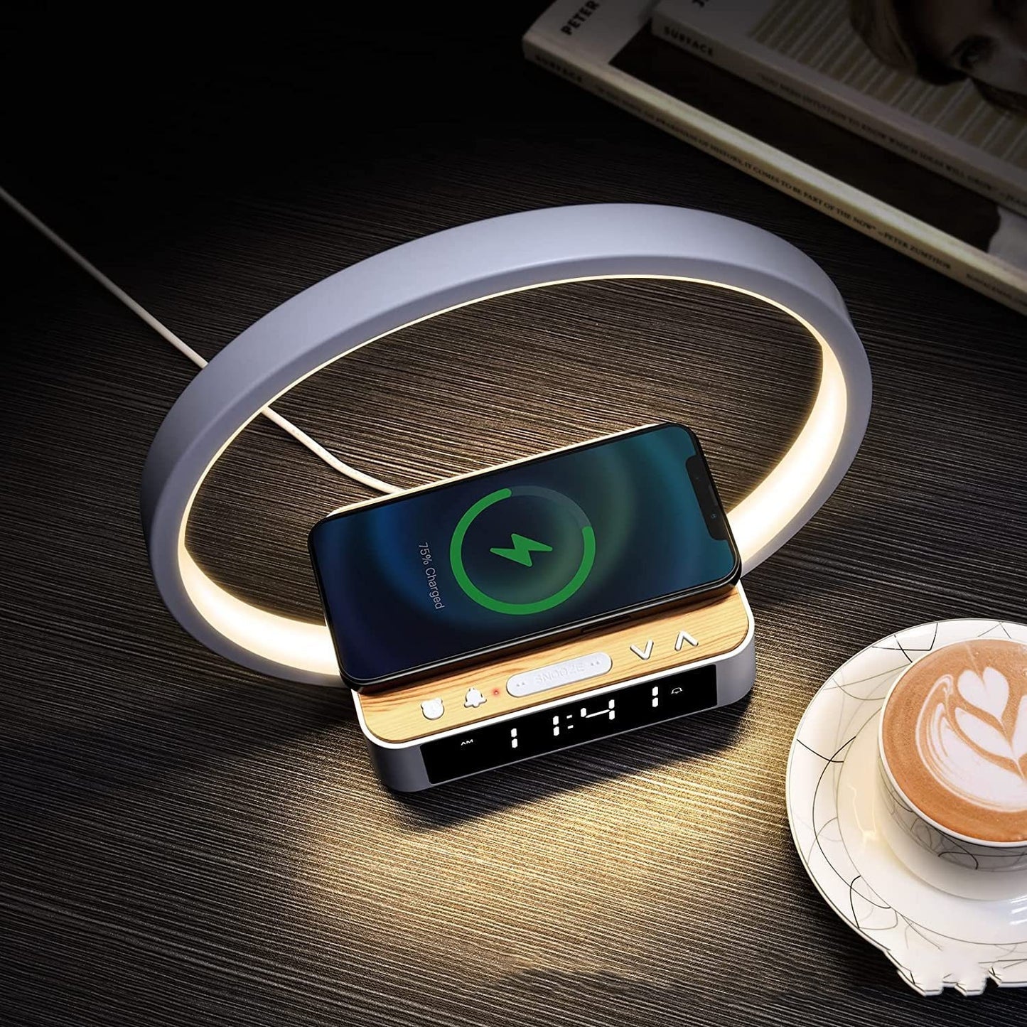 Bedside Mobile Phone 10W Three-in-one Wireless Charger Small Night Lamp