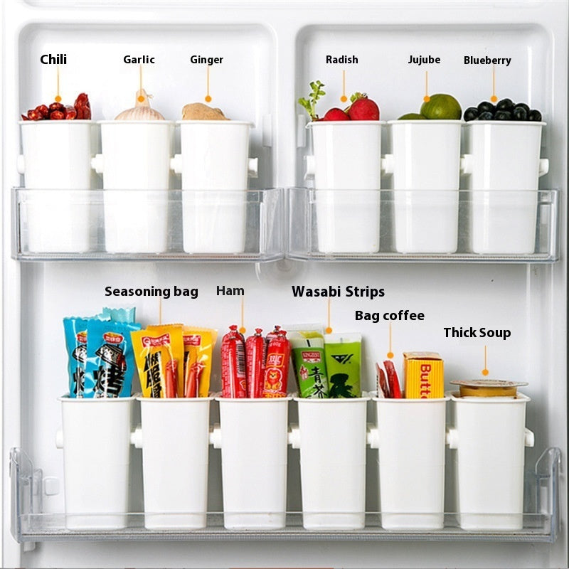 Refrigerator Side Door Sorting And Organizing Food Grade Storage Box