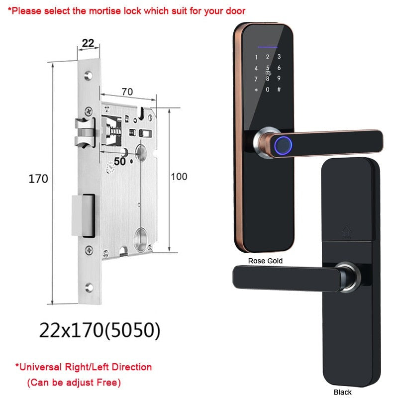 Wifi Electronic Smart Door Lock