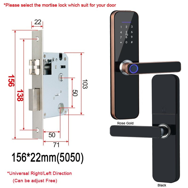 Wifi Electronic Smart Door Lock