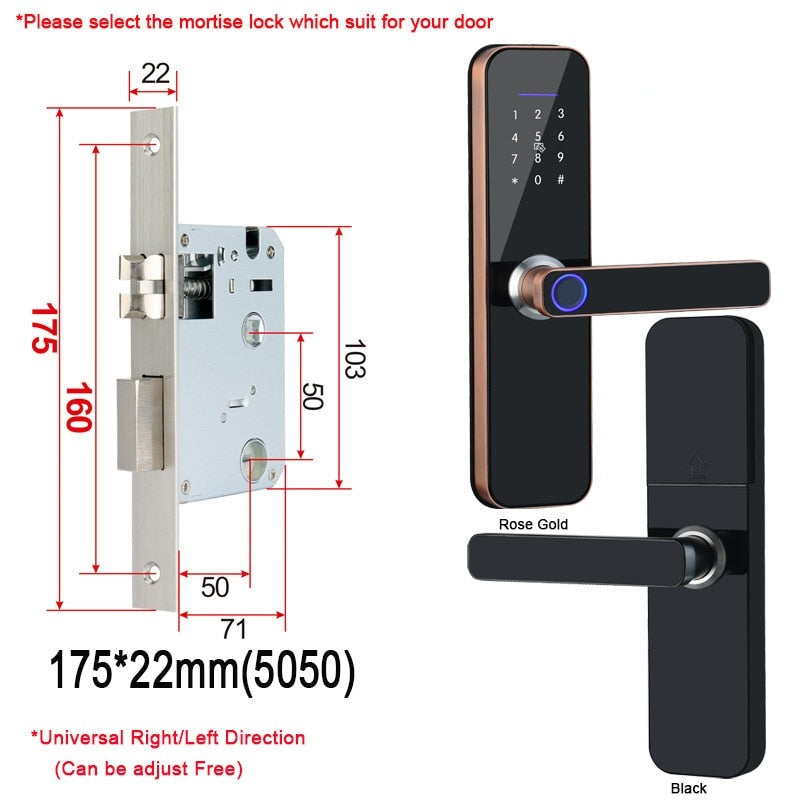 Wifi Electronic Smart Door Lock