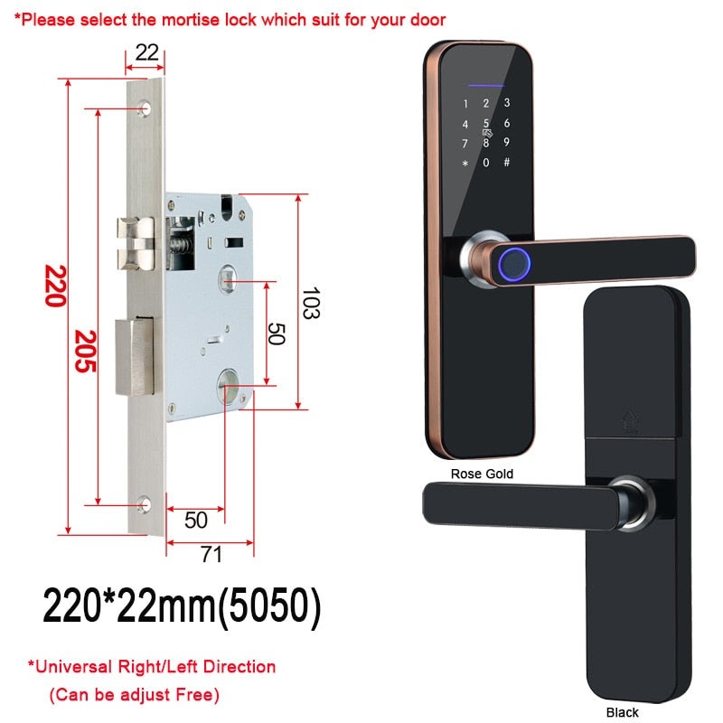 Wifi Electronic Smart Door Lock