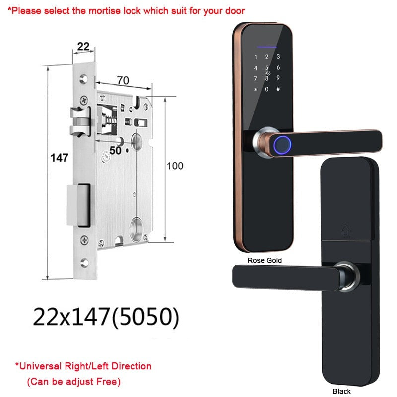 Wifi Electronic Smart Door Lock