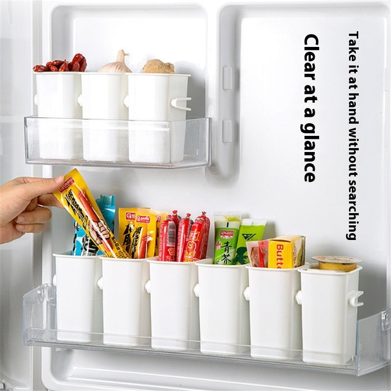 Refrigerator Side Door Sorting And Organizing Food Grade Storage Box