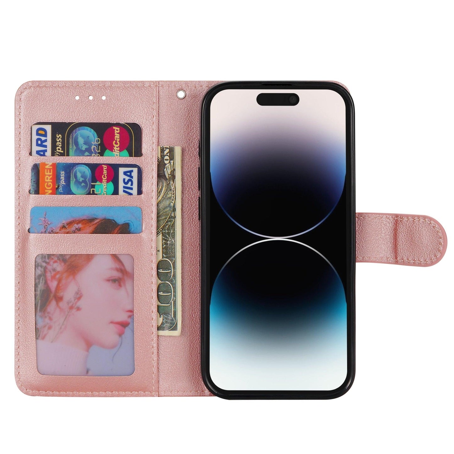 Leather Wallet Card Holder Case For iPhone X XR XS Max 7 8 6 6s Plus 5 5s SE 2020 Flip Stand Case