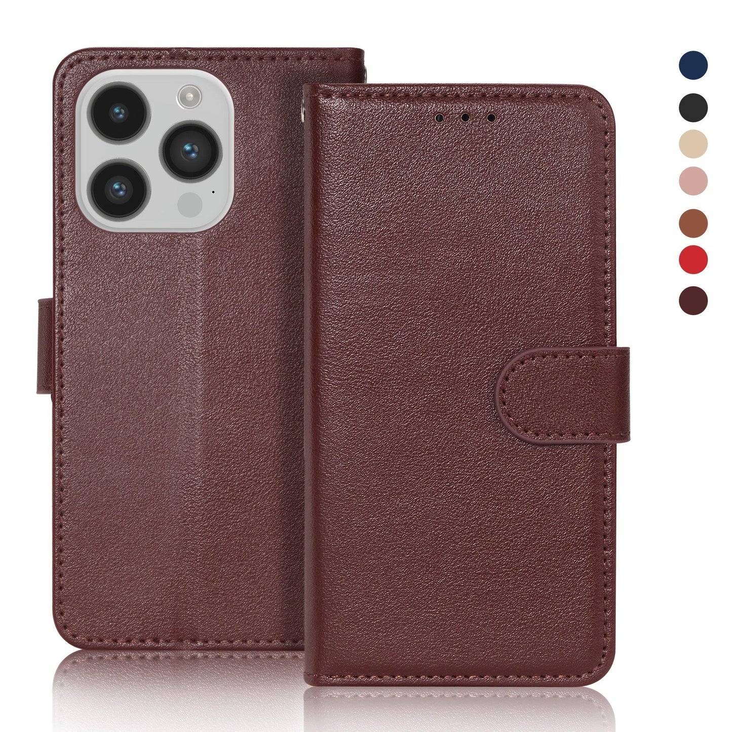 Leather Wallet Card Holder Case For iPhone X XR XS Max 7 8 6 6s Plus 5 5s SE 2020 Flip Stand Case