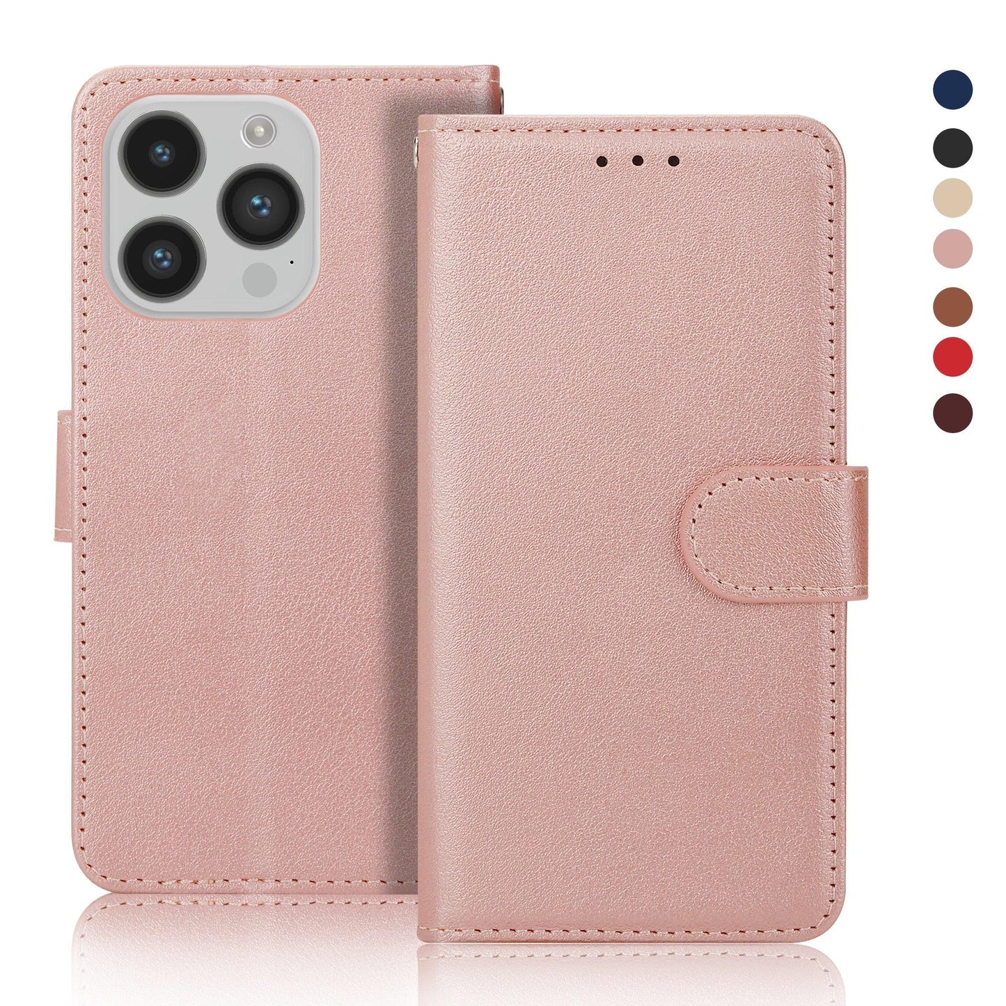 Leather Wallet Card Holder Case For iPhone X XR XS Max 7 8 6 6s Plus 5 5s SE 2020 Flip Stand Case