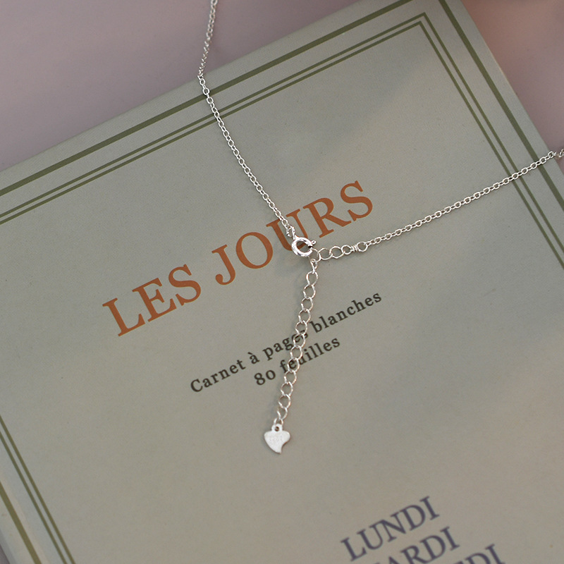 Freshwater Pearl Necklace 925 Silver Design Sense Senior Light Luxury - Image 7