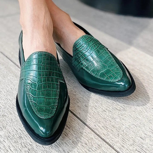 Spring Leisure Low Heel Pointed-toe Women's Shoes