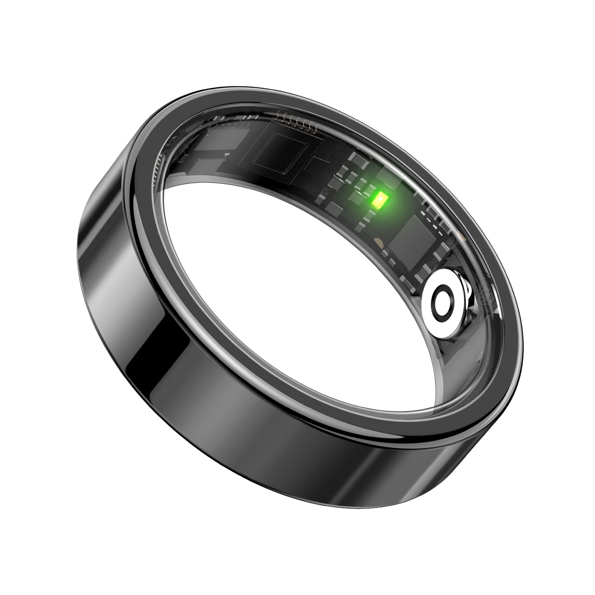 Ultra-narrow SR09 Sports Fitness Heart Rate Blood Oxygen Sleep Tracking Monitoring Smart Ring - Image 3