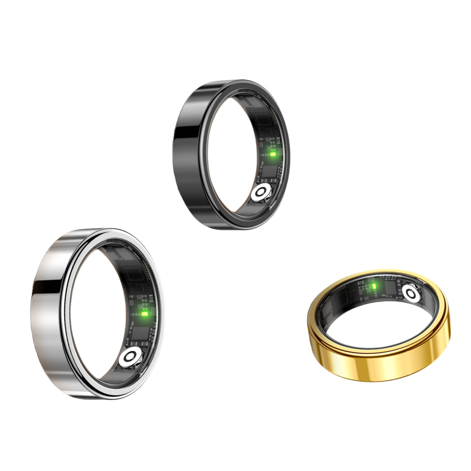 Ultra-narrow SR09 Sports Fitness Heart Rate Blood Oxygen Sleep Tracking Monitoring Smart Ring - Image 6